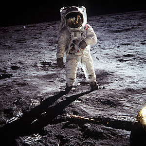 Astronaut Buzz Aldrin photographed by Neil Arm...
