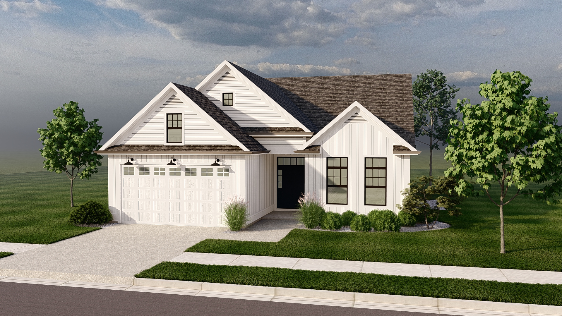 Modern Farmhouse Rendering
