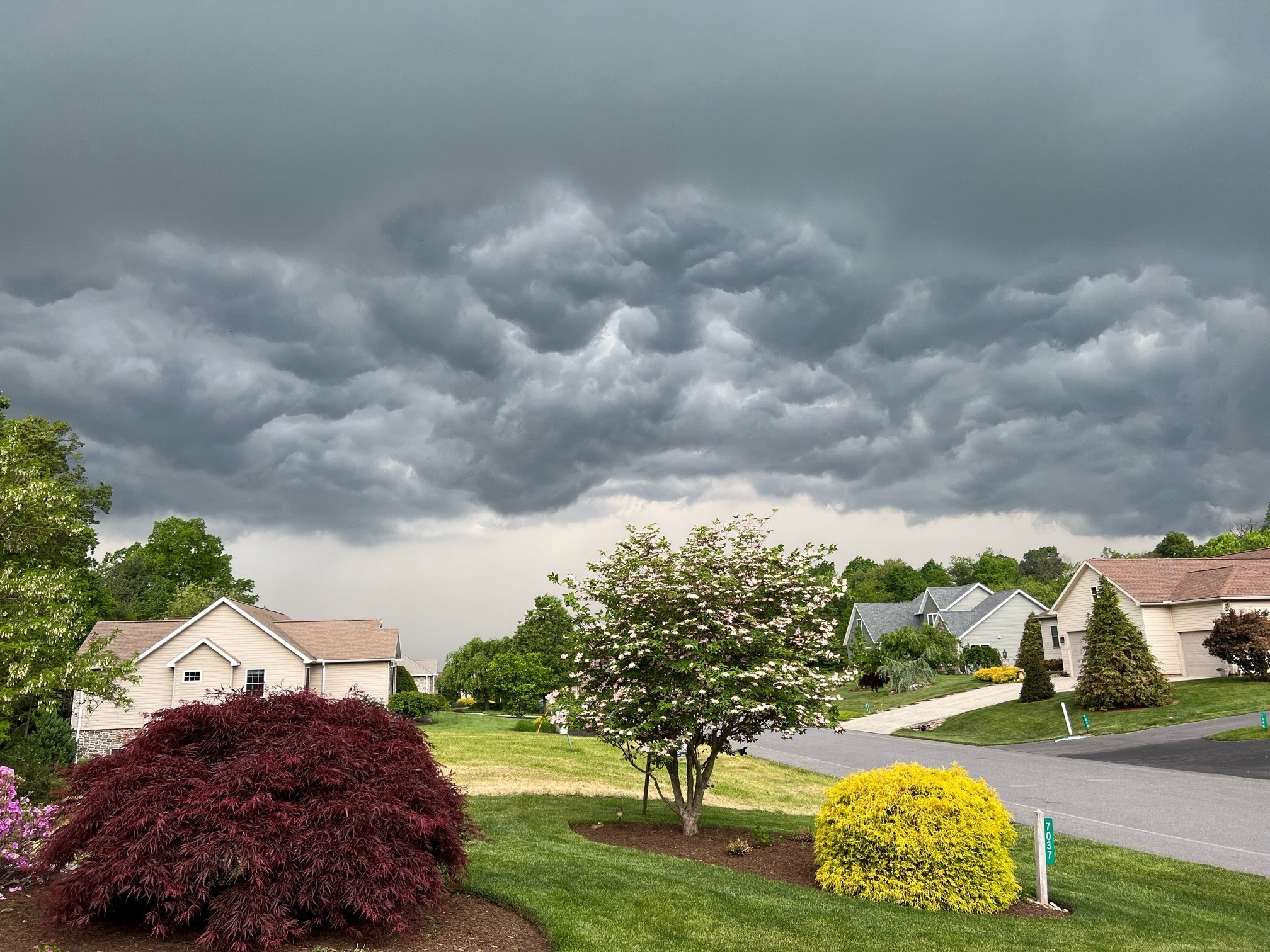 Weather Front on Friday as it Approaches Killarney by Bob Foor