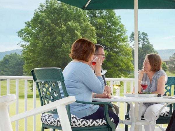 women sitting at a table