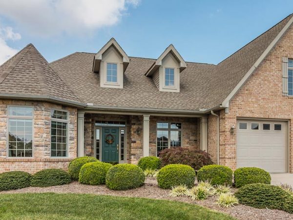 a house with a front yard